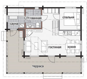 Дом с двумя мезонинами Т149