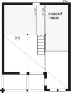 Финский дом с мансардой и большой террасой Т093