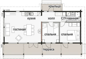 Застекленный дом с овальной крышей Т145