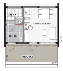 Стекляный садовый домик Т192