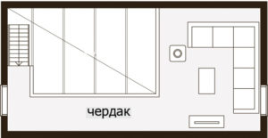 Садовый дом с крытой террасой Т183