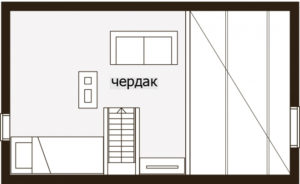 Компактный садовый дом Т187