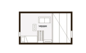 Компактный садовый дом Т187