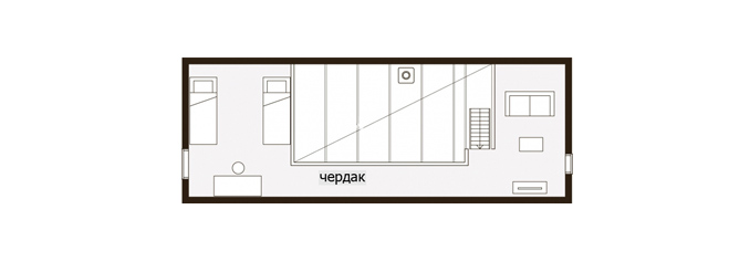 Садовый финский дом Т163