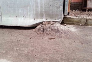 Вспучивание грунта при промерзании