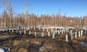 Фундамент на заболоченной местности